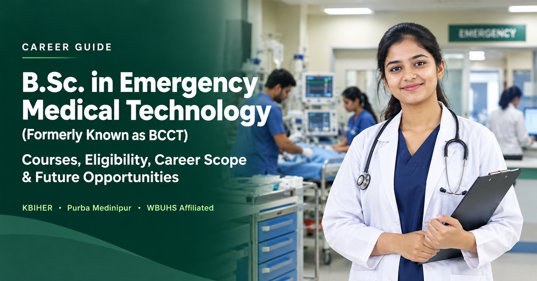 B.Sc. in Emergency Medical Technology (Formerly Known as BCCT)