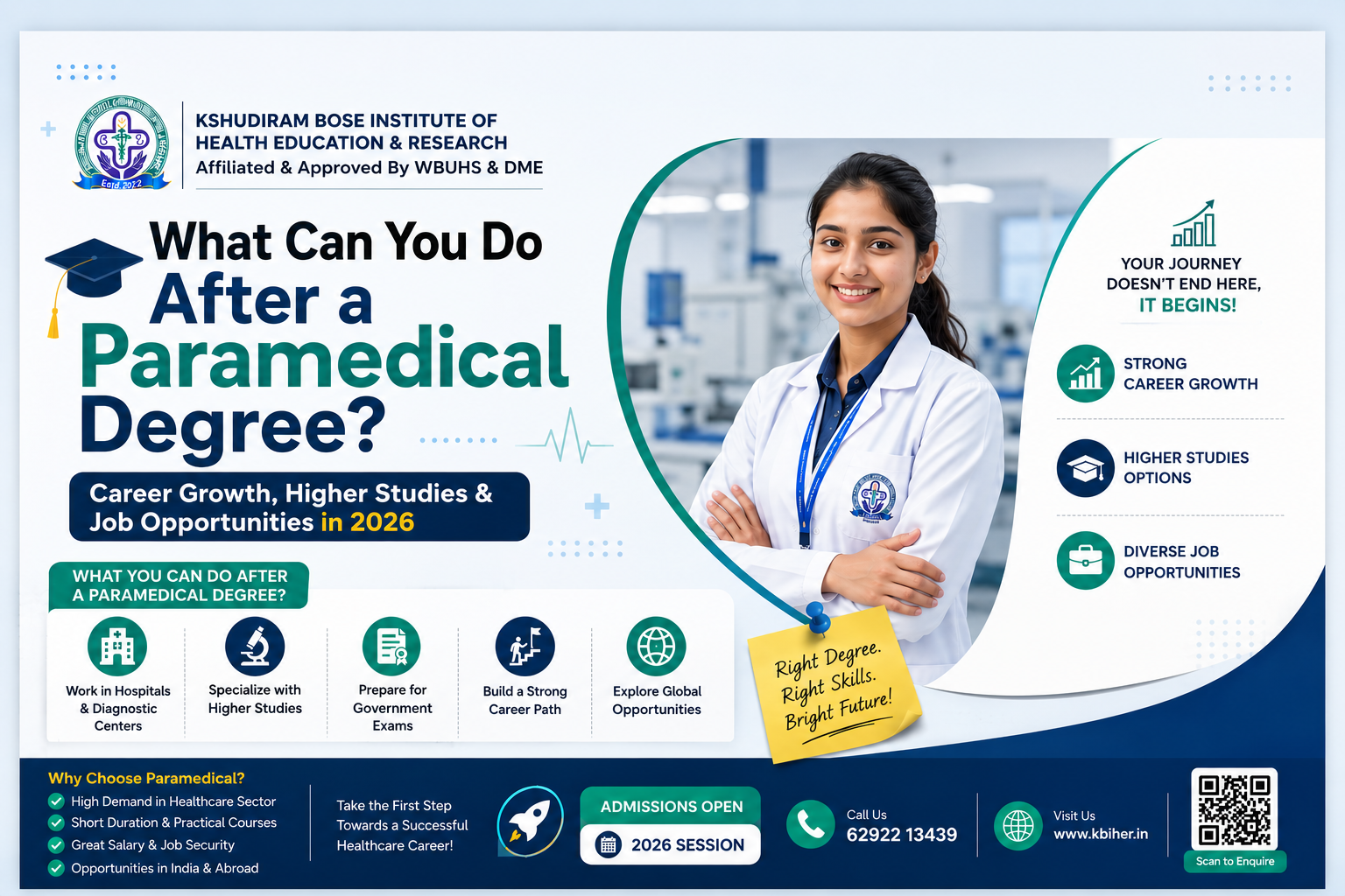 What Can You Do After a Paramedical Degree? Career Growth, Higher Studies & Job Opportunities in 2026